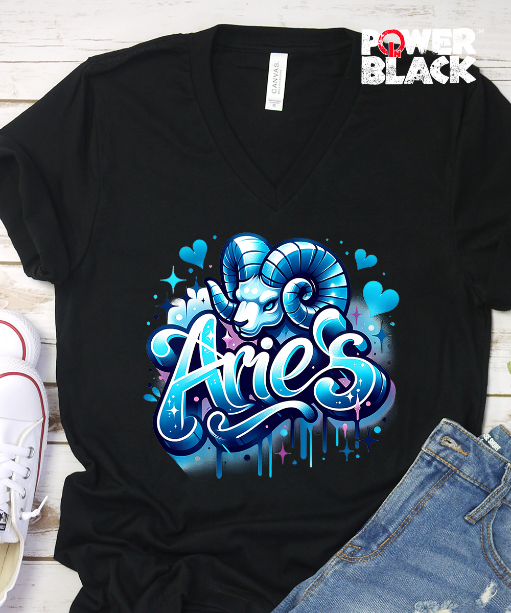 Graffiti Aries Zodiac – Power In Black