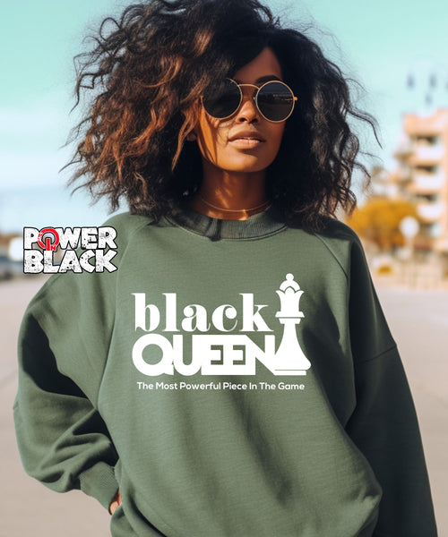 Black Queen Sweatshirt Power In Black