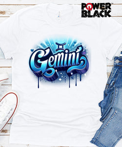 Graffiti Gemini Zodiac