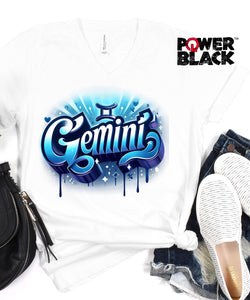 Graffiti Gemini Zodiac