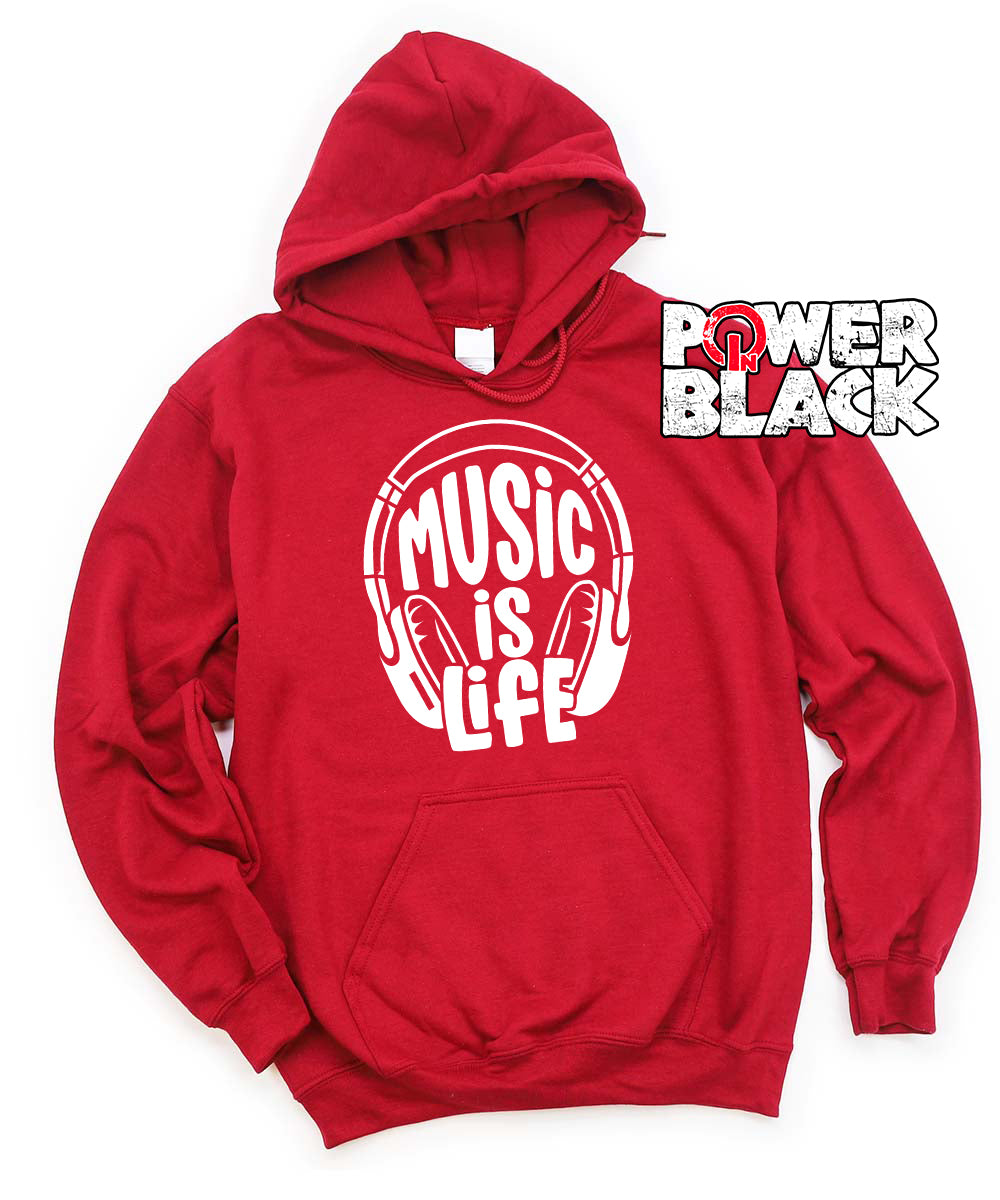 Unisex Hoodie / Red Hoodie with White / 4XL