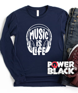 Music Is Life Long Sleeve