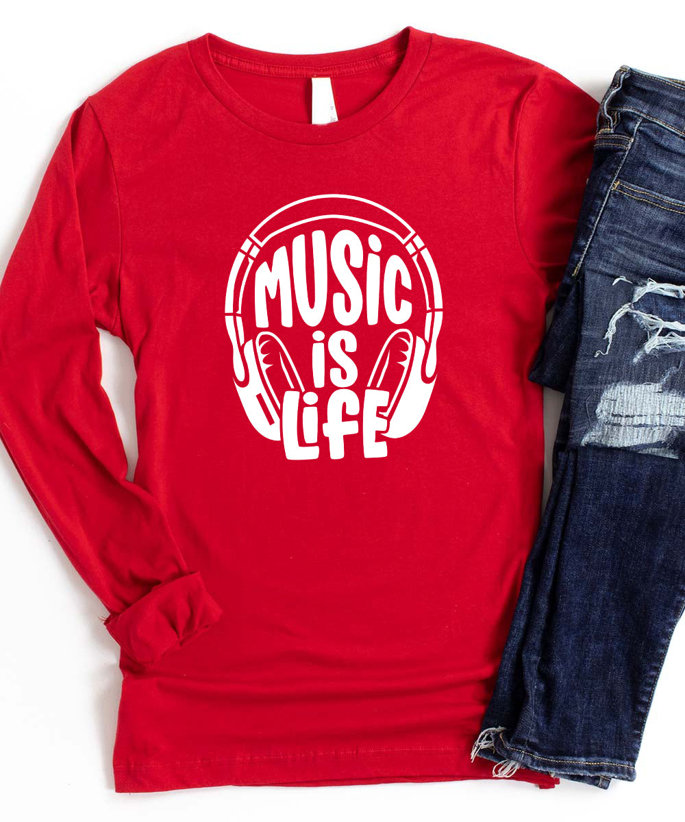 Music Is Life Long Sleeve