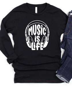 Music Is Life Long Sleeve