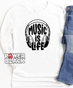 Music Is Life Long Sleeve