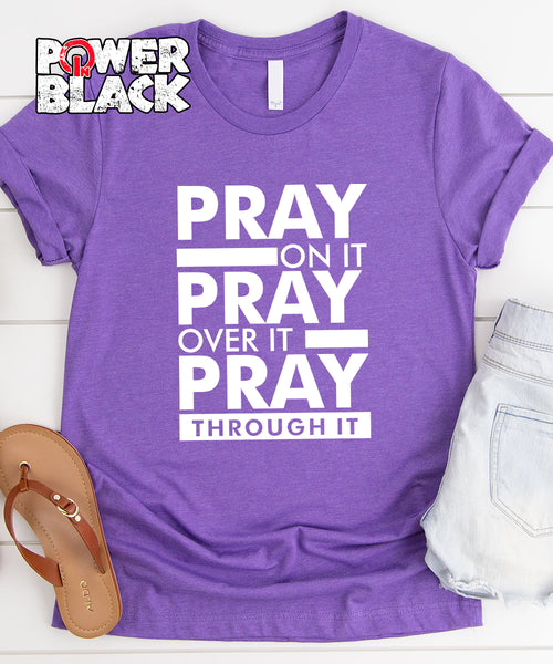 Purple over it t hot sale shirt