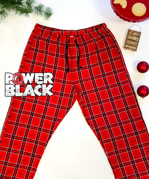 Red checkered pj discount pants