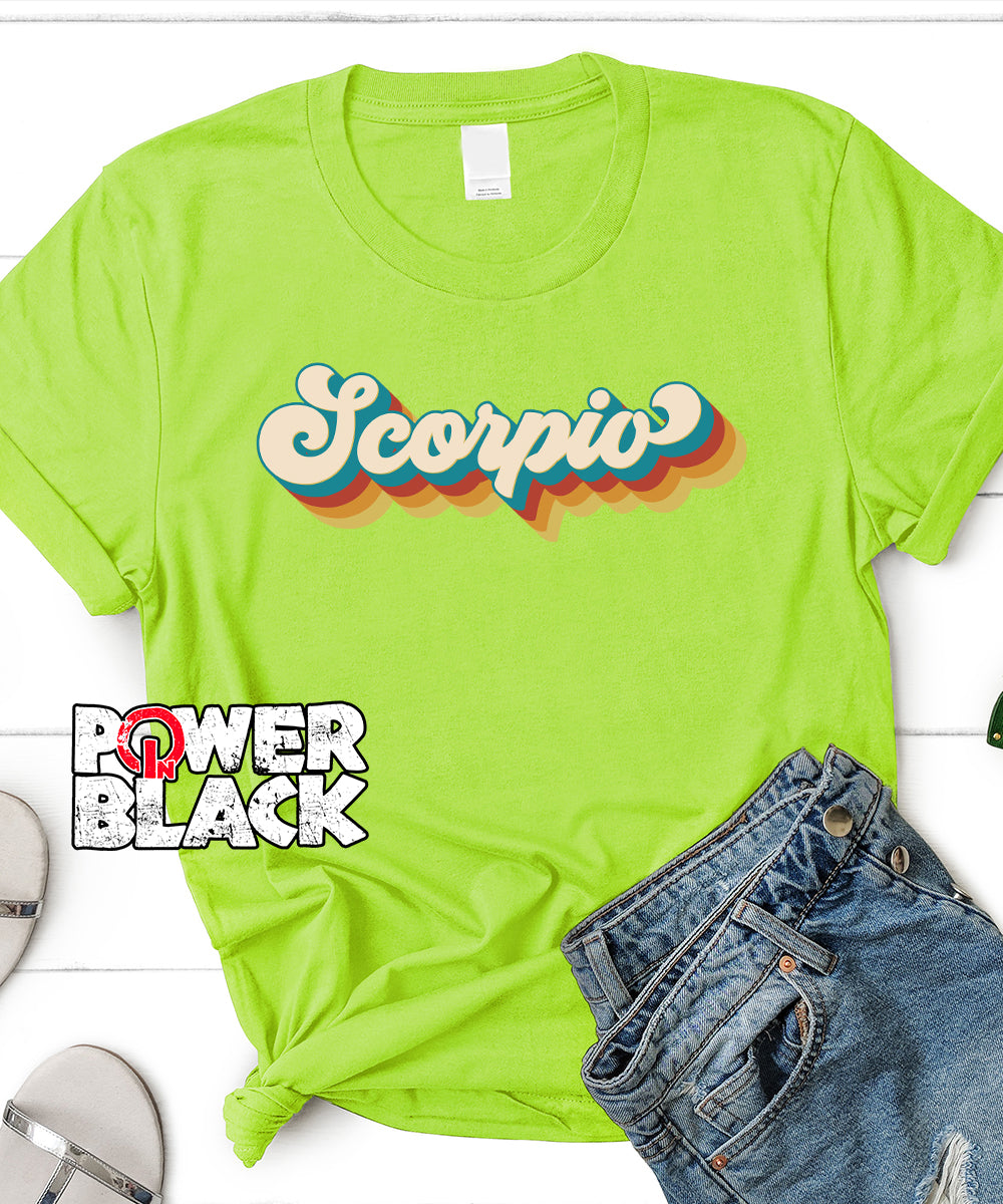 Retro Scorpio Zodiac Shirt