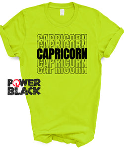 Stacked Capricorn Zodiac Shirt