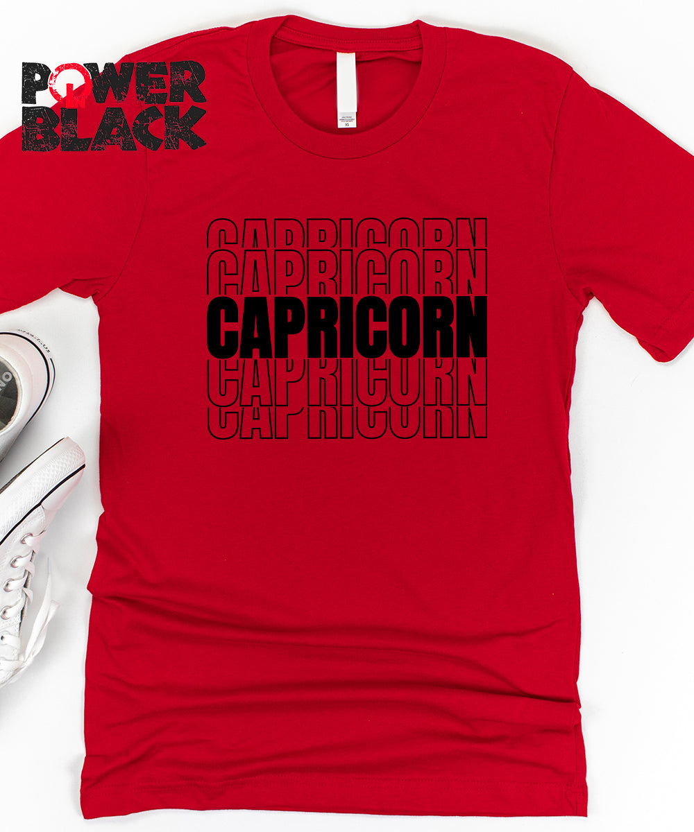 Stacked Capricorn Zodiac Shirt