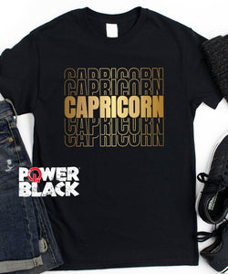 Stacked Capricorn Zodiac Shirt